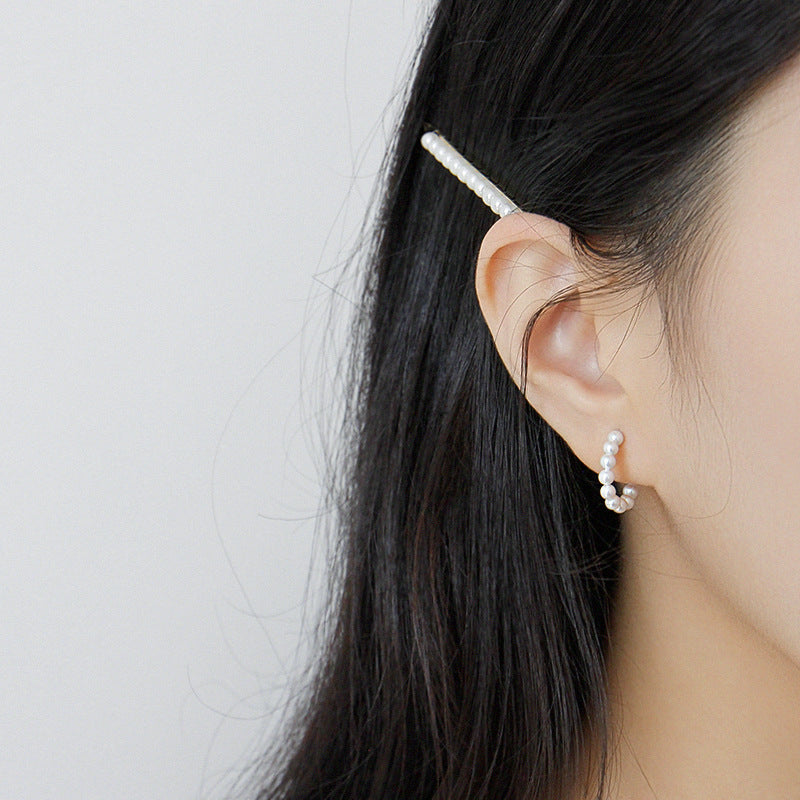 Simple Geometric Ring Shell Earrings Niche All-match – Practical Gifts — 1