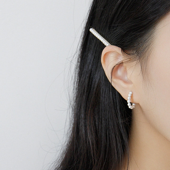 Simple Geometric Ring Shell Earrings Niche All-match – Practical Gifts — 1