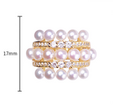 Freshwater Pearl Multi-Bead Ring – Meaningful Gifts — 4