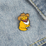 Western Cowboy Cat Shaped Alloy Brooch Alloy – Jewelry Gift Ideas — 3