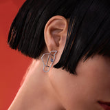 Jinguo Iron Horse Earring Stud Asymmetrical – Jewelry Gift Ideas — 2