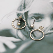 Ring Ear Studs Small Ball Earrings – Practical Gifts — 7