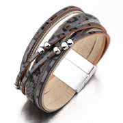 Alloy Magnet Horsehair Bracelet Leopard Print – Jewelry Gift Ideas — 6