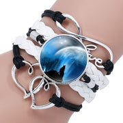 Multi-layered gemstone wolf bracelet – Jewelry Gift Ideas — 8
