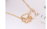 European and American hollow love dog claw necklace – Stylish Gifts — 1