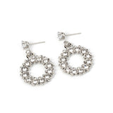 Geometric Circle Earring With Micro - Insert – Jewelry Gift Ideas — 4