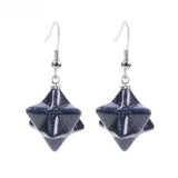 Natural Crystal Merkaba Star Carved Earrings – Stylish Gifts — 8