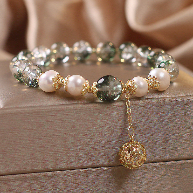 National Style Retro Green Ghost Beaded Bracelet Girl – Stylish Gifts — 1