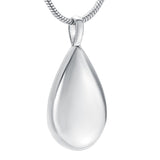 Titanium Steel Drop Shape Urn Pendant Necklace – Jewelry Gift Ideas — 7