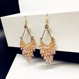 Bohemia Long Style Water Drop Crystal Earrings – Stylish Gifts — 4