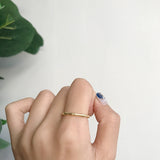 S925 Sterling Silver Golden Fashion Bamboo Ring – Stylish Gifts — 3