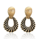 Women's New Retro Color Crystal Square Earrings – Gifts for Her — 4