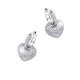 Personalized Micro Inlaid Zircon Peach Earrings – Gifts for Couples — 2