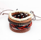 Leather Bracelet Men Multilayer Bead Bracelet – Jewelry Gift Ideas — 16