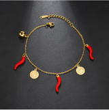 Creativity Fashion Three-layer Chili Necklace – Jewelry Gift Ideas — 4