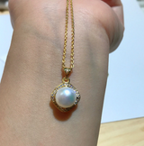Natural pearl necklace earring ring set – Jewelry Gift Ideas — 3