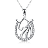 Horse's Head And Hooves Set With Diamond Pendant – Jewelry Gift Ideas — 5