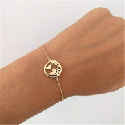 Map pendant bracelet – Jewelry Gift Ideas — 1