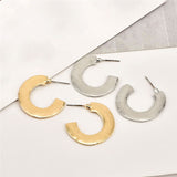 Women Simple Vintage Gold Moon Earrings – Gifts for Her — 3
