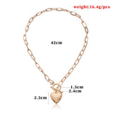 Chain Openable Peach Heart Pendant Necklace – Jewelry Gift Ideas — 3