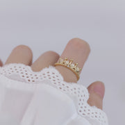 Tanabata Limited Senior Sense Cat's Eye Stone Ring – Gifts for Her — 2