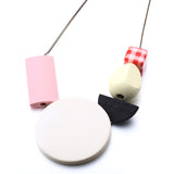 Wood necklace female candy color – Jewelry Gift Ideas — 4