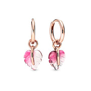Pink Murano Fallen Leaves Ring + Earrings – Everyday Gifts — 6