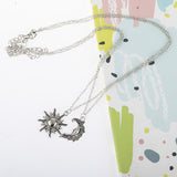 Moon Pendant Vintage Good Friend Couple Necklace – Jewelry Gift Ideas — 2