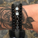 Fashion Luxury Charm Hand Men's Bracelet Handmade – Stylish Gifts — 4