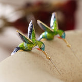 Creative Cute Hummingbird Shape Dripping Earrings – Meaningful Gifts — 5