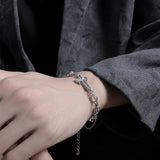 INS Men's Titanium Steel Bracelet Cross Style – Stylish Gifts — 5