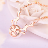 Small Elk Pearl Pendant – Jewelry Gift Ideas — 5