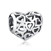 Heart-shaped Combination Silver Beads – Everyday Gifts — 3