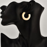 Women Simple Vintage Gold Moon Earrings – Gifts for Her — 1