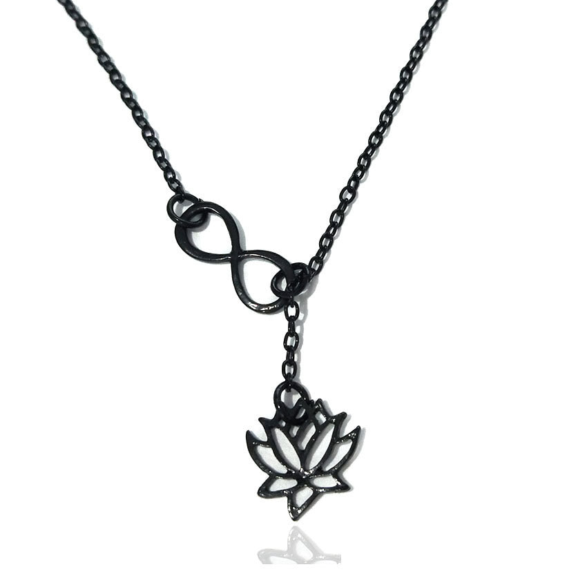 Simple Flower Flower Hollow Lotus Necklace – Jewelry Gift Ideas — 1