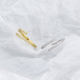 Inlaid Zircon Geometric Ring – Everyday Gifts — 5