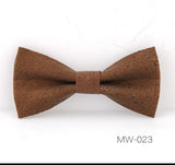 Men's casual party cork bow tie – Gifts for Him — 15