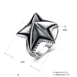 Personalized Star Titanium Steel Ring Accessories – Stylish Gifts — 4