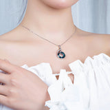 Peacock gradient necklace – Jewelry Gift Ideas — 2