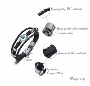Alloy lucky figure 8 leather bracelet – Jewelry Gift Ideas — 10