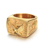 Vintage Stainless Steel Accessories, Eagle Ring – Stylish Gifts — 5