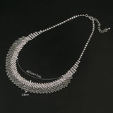 Fashion Sweet Multi-row Gray Diamond Necklace – Jewelry Gift Ideas — 5