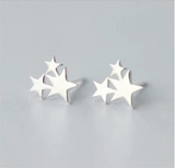 925 sterling silver Star Stud Earrings – Birthday Gifts — 4
