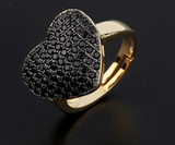 Luxury Big Heart Shape Pendant Necklace Ring – Jewelry Gift Ideas — 18