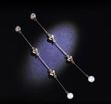 Heart-shaped pendant earrings long pendant – Jewelry Gift Ideas — 3