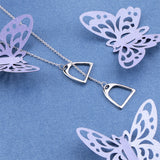 Simple Hollow Horseshoe Geometric Pendant – Jewelry Gift Ideas — 4