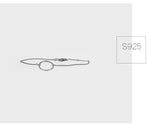 925 Sterling Silver Geometric Circle Bracelet – Jewelry Gift Ideas — 3