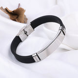 Silicone stainless steel bracelet – Jewelry Gift Ideas — 7