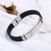 Silicone stainless steel bracelet – Jewelry Gift Ideas — 7