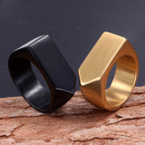 Flat-Top Stainless Steel Ring for Men – Gifts for Him — 6